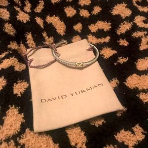 David Yurman x station bracelet - silver and gold